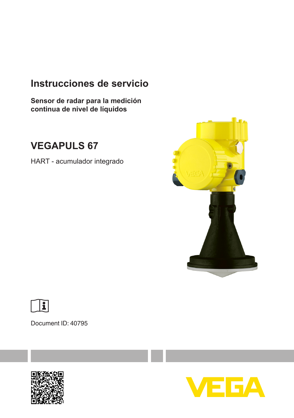 VEGA VEGAPULS 67 (≥ 2.0.0 - ≥ 4.0.0) HART - integrated accumulator