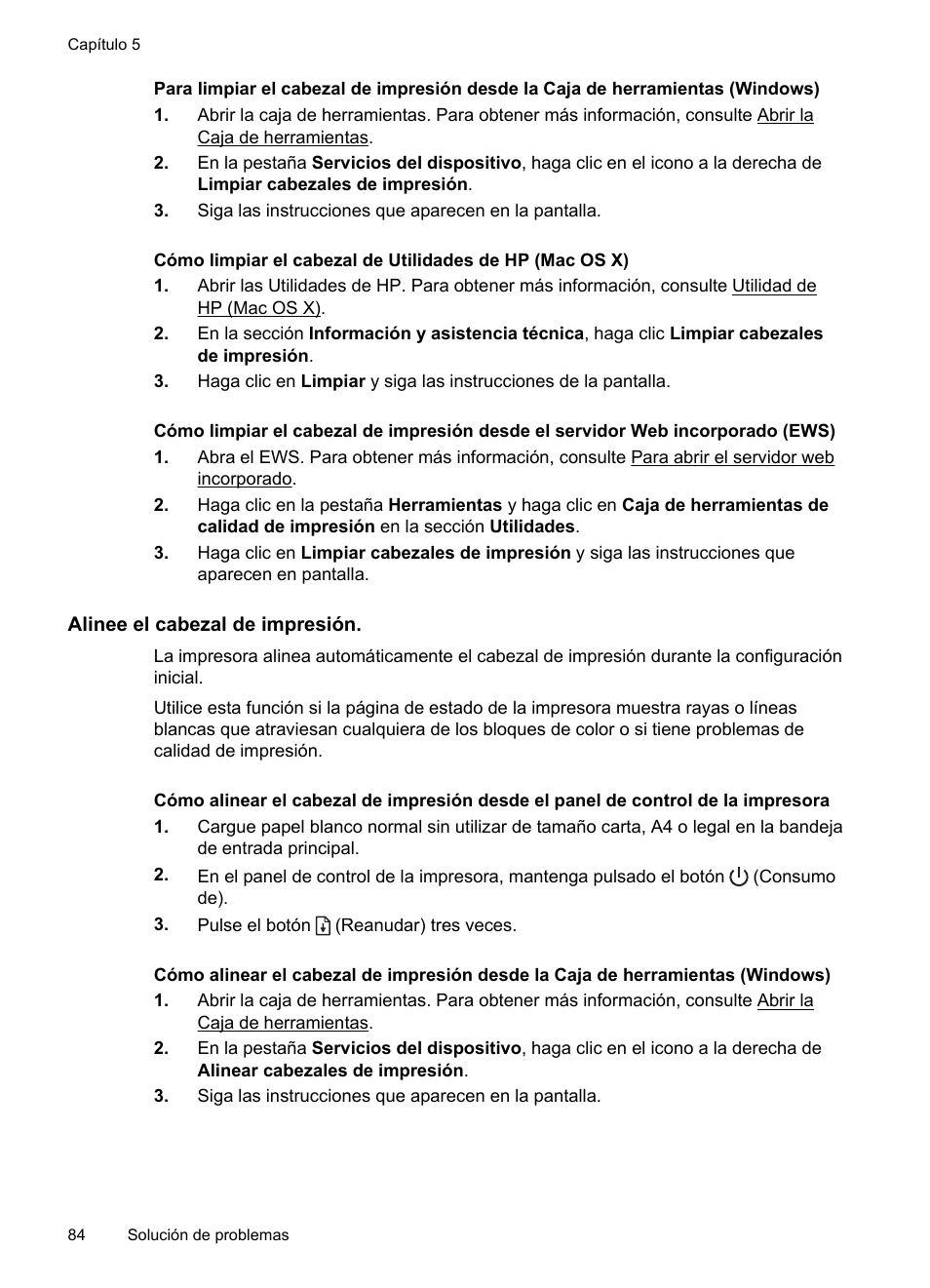 Alinee el cabezal de impresión | HP Impresora HP Officejet Pro 8100 ePrinter - N811a N811d