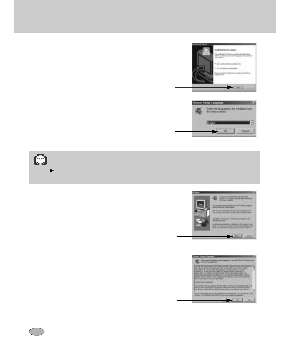 Instalación del software de la aplicación, Información | Samsung DIGIMAX 4500 Manual del usuario | Página 112 / 140