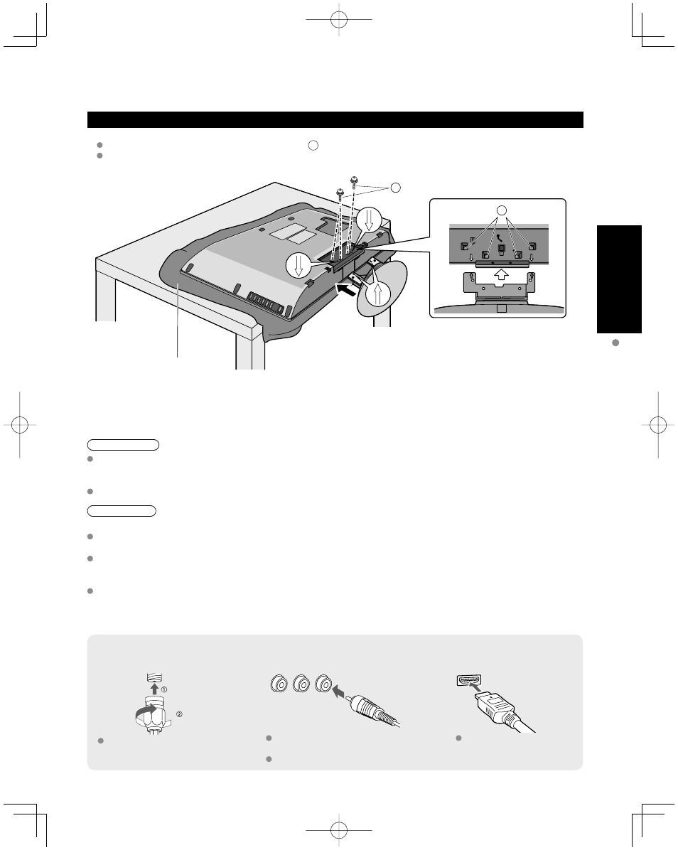 Guía de inicio rápido | Panasonic TC-L26X1 Manual del usuario | Página 9 / 56