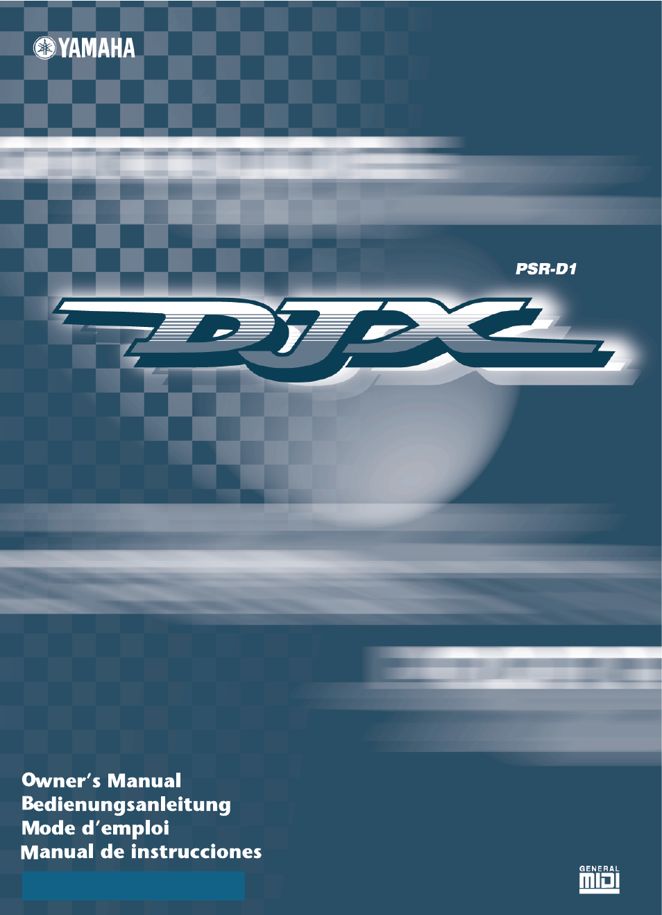 Yamaha DJX PSR-D1 Manual del usuario | Páginas: 119