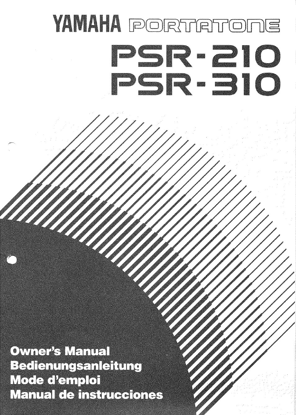 Yamaha Portatone PSR-210 Manual del usuario | Páginas: 29