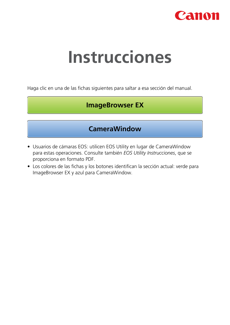 Canon ImageBrowser EX Manual del usuario | Páginas: 91