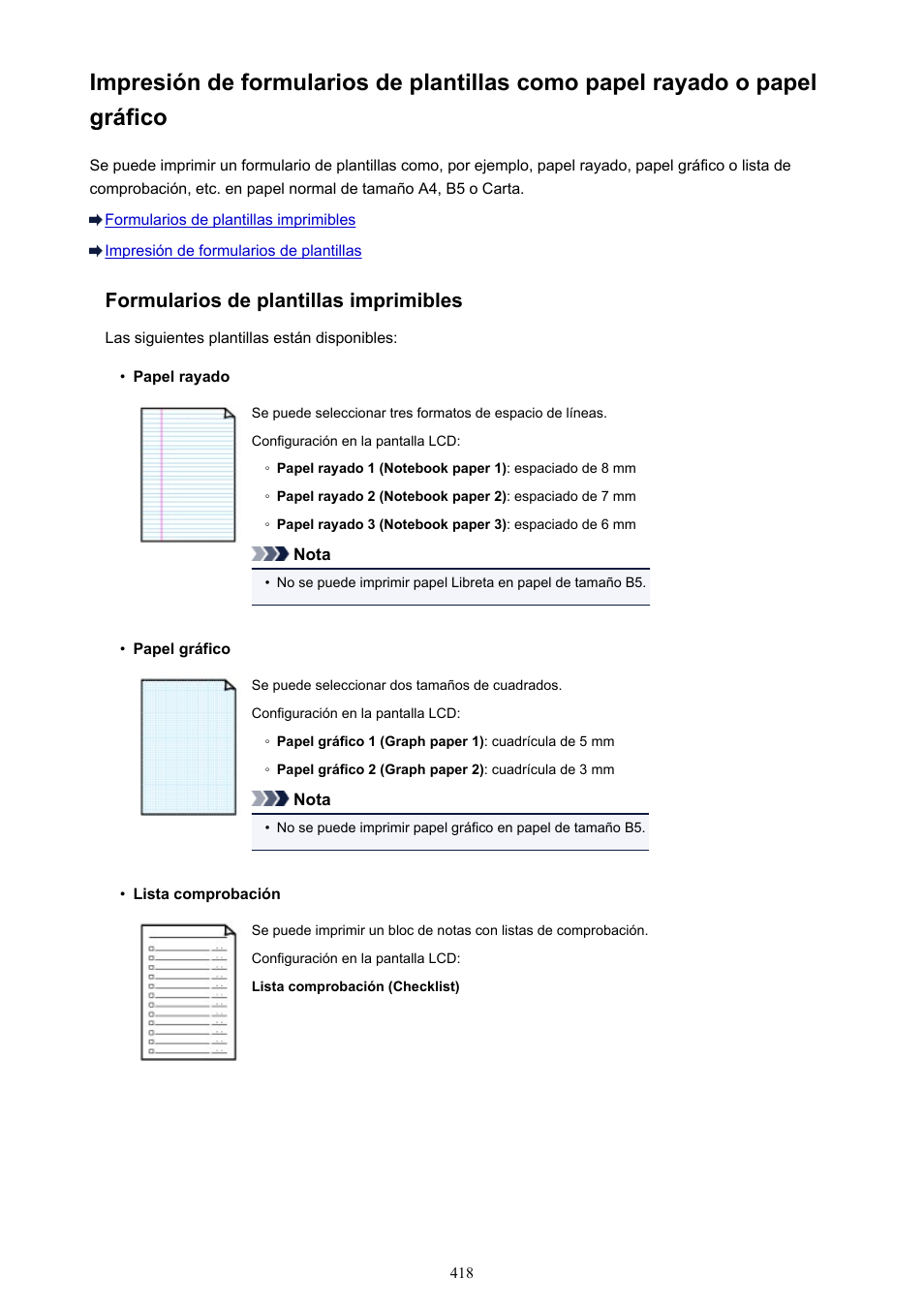 Formularios de plantillas imprimibles | Canon PIXMA MX475 Manual del usuario | Página 418 / 973
