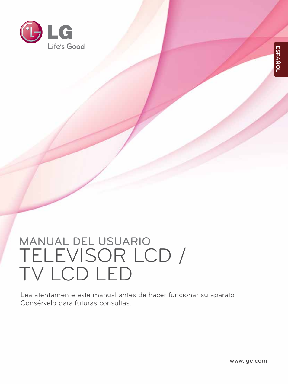 LG 55LE5300 Manual del usuario | Páginas: 206