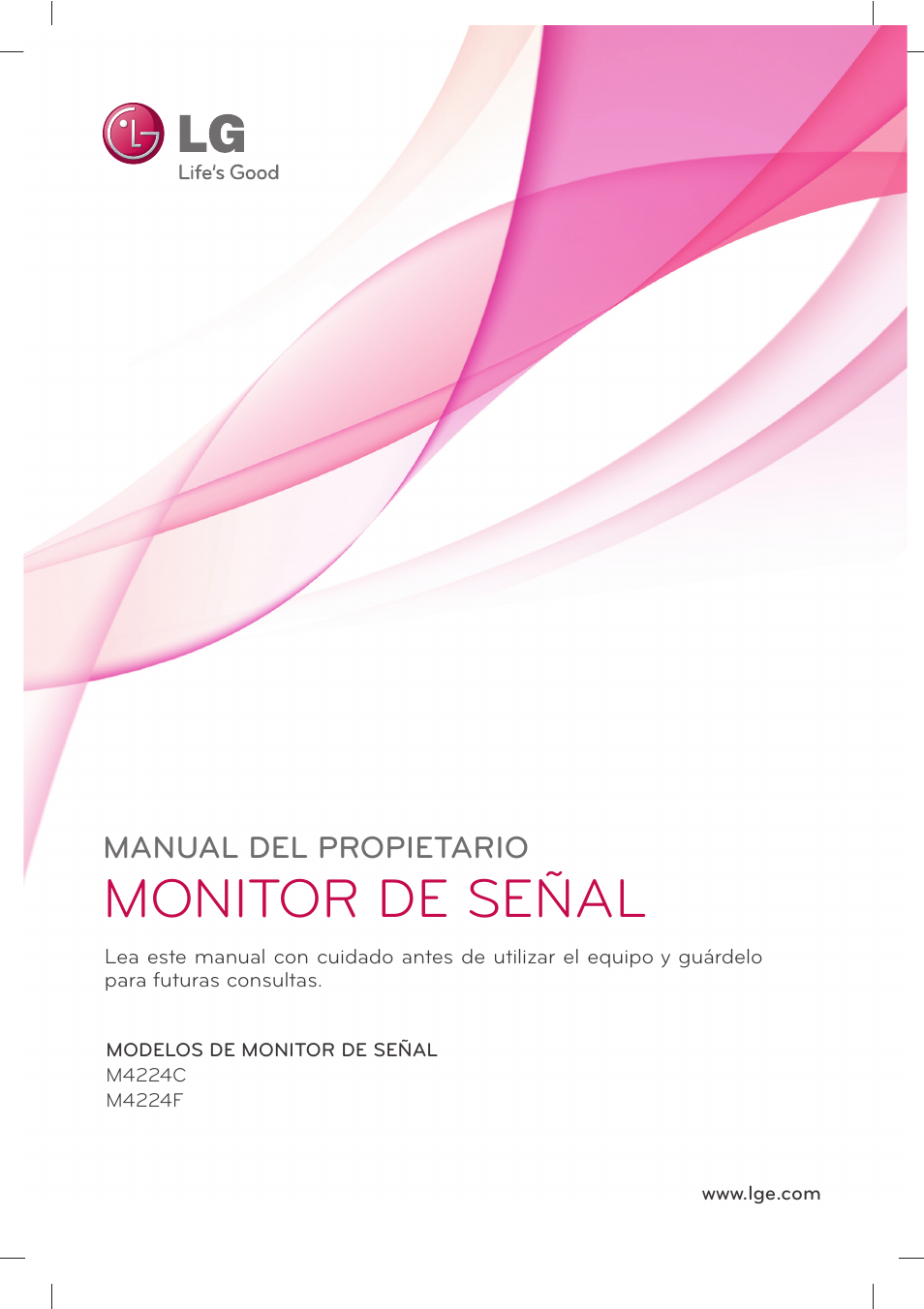 LG monitor-M4224FCBA Manual del usuario | Páginas: 76