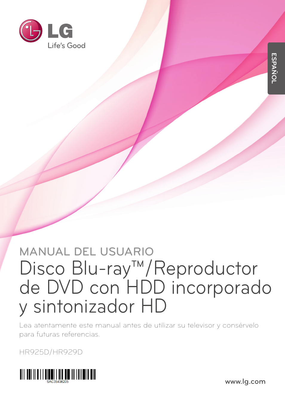 LG HR929D Manual del usuario | Páginas: 94