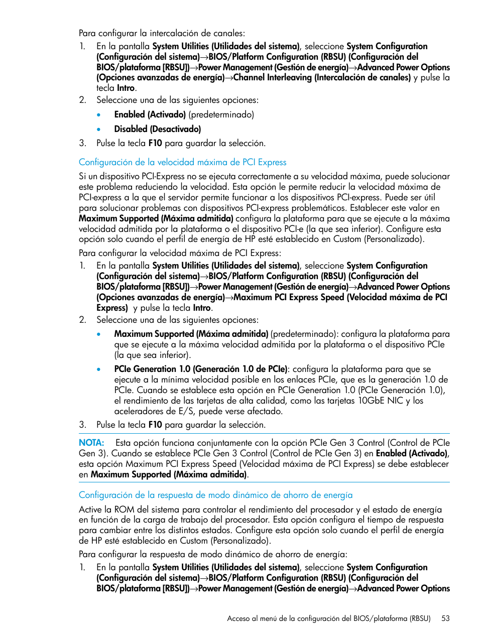 HP UEFI Manual del usuario | Página 53 / 159
