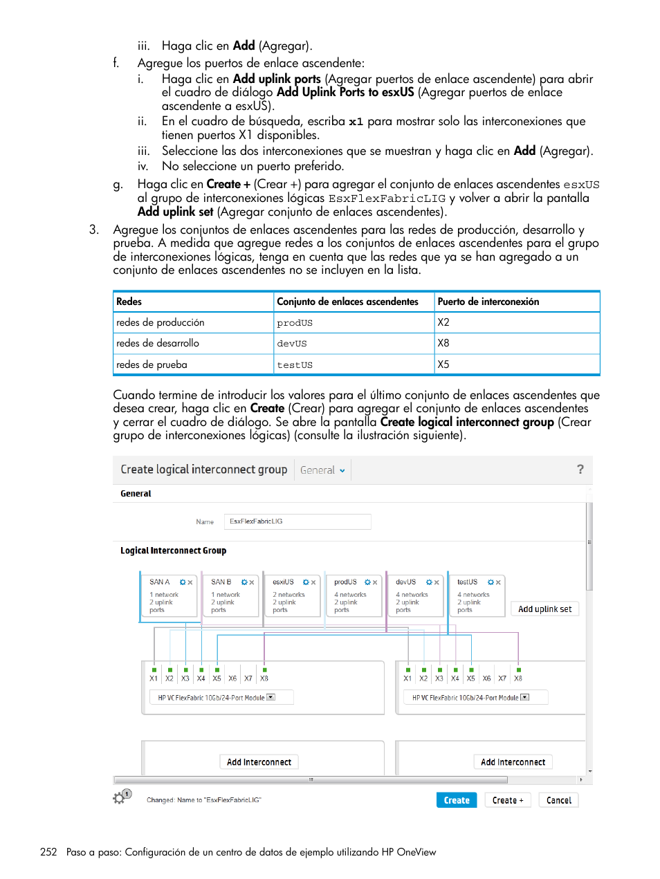 HP OneView Manual del usuario | Página 252 / 307