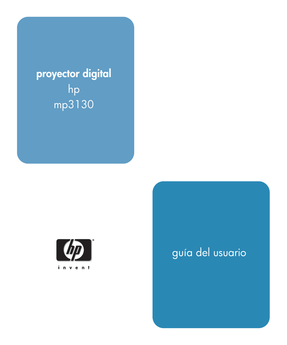 HP Proyector digital HP mp3130 Manual del usuario | Páginas: 78