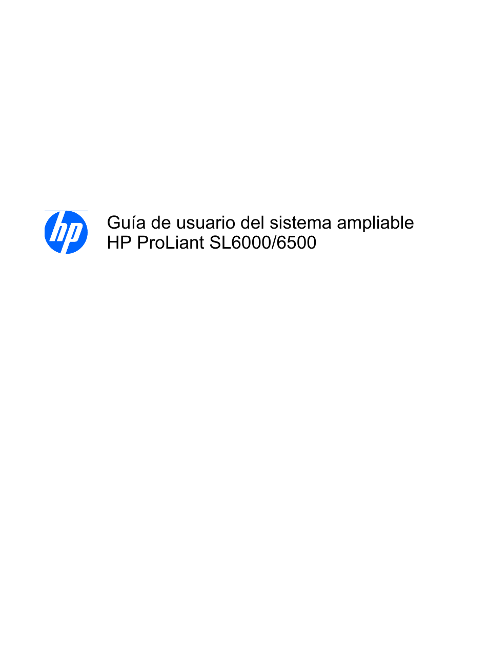 HP Servidor HP ProLiant SL170z G6 Manual del usuario | Páginas: 82