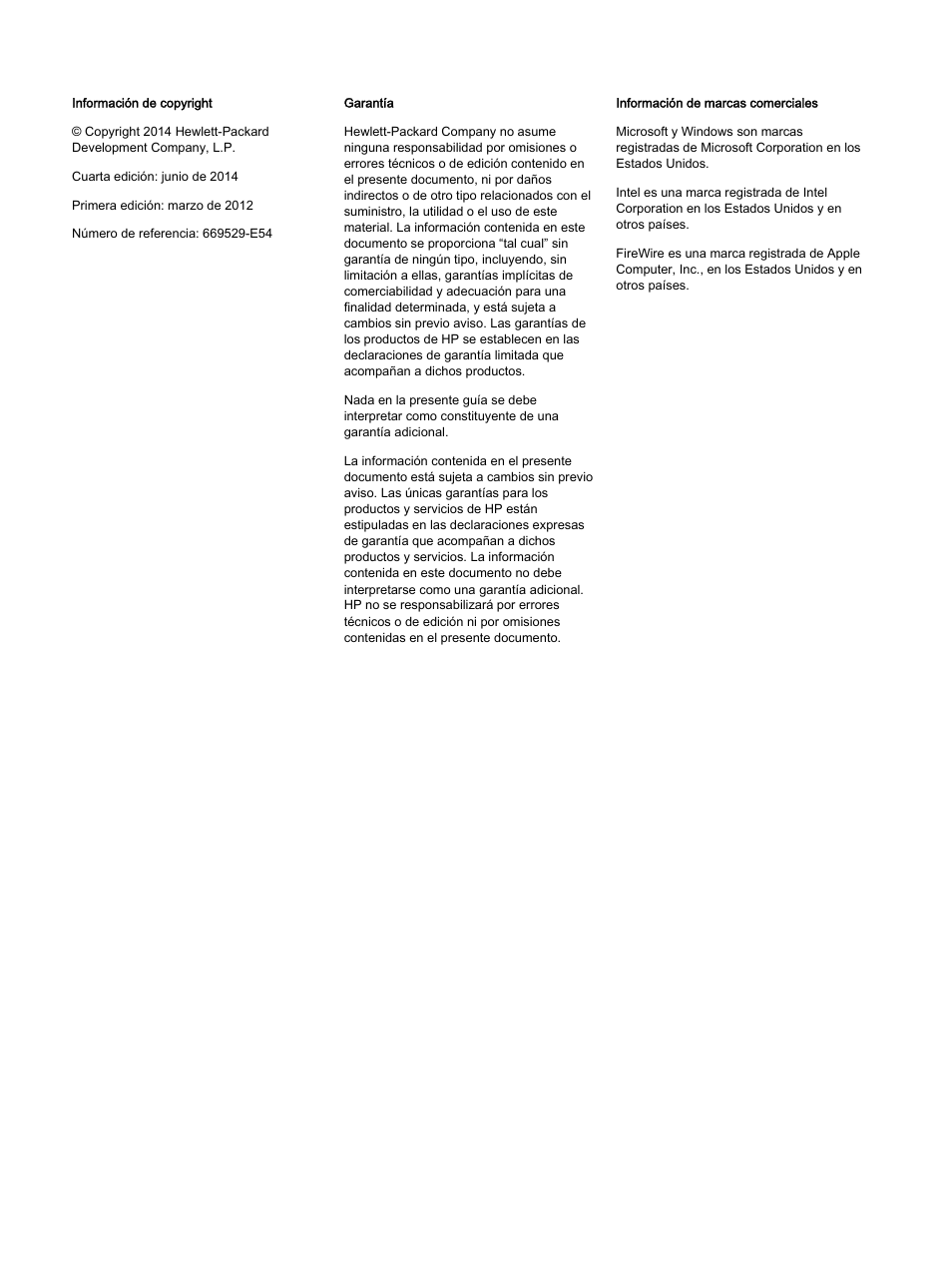 HP Estación de trabajo HP Z820 Manual del usuario | Página 2 / 61