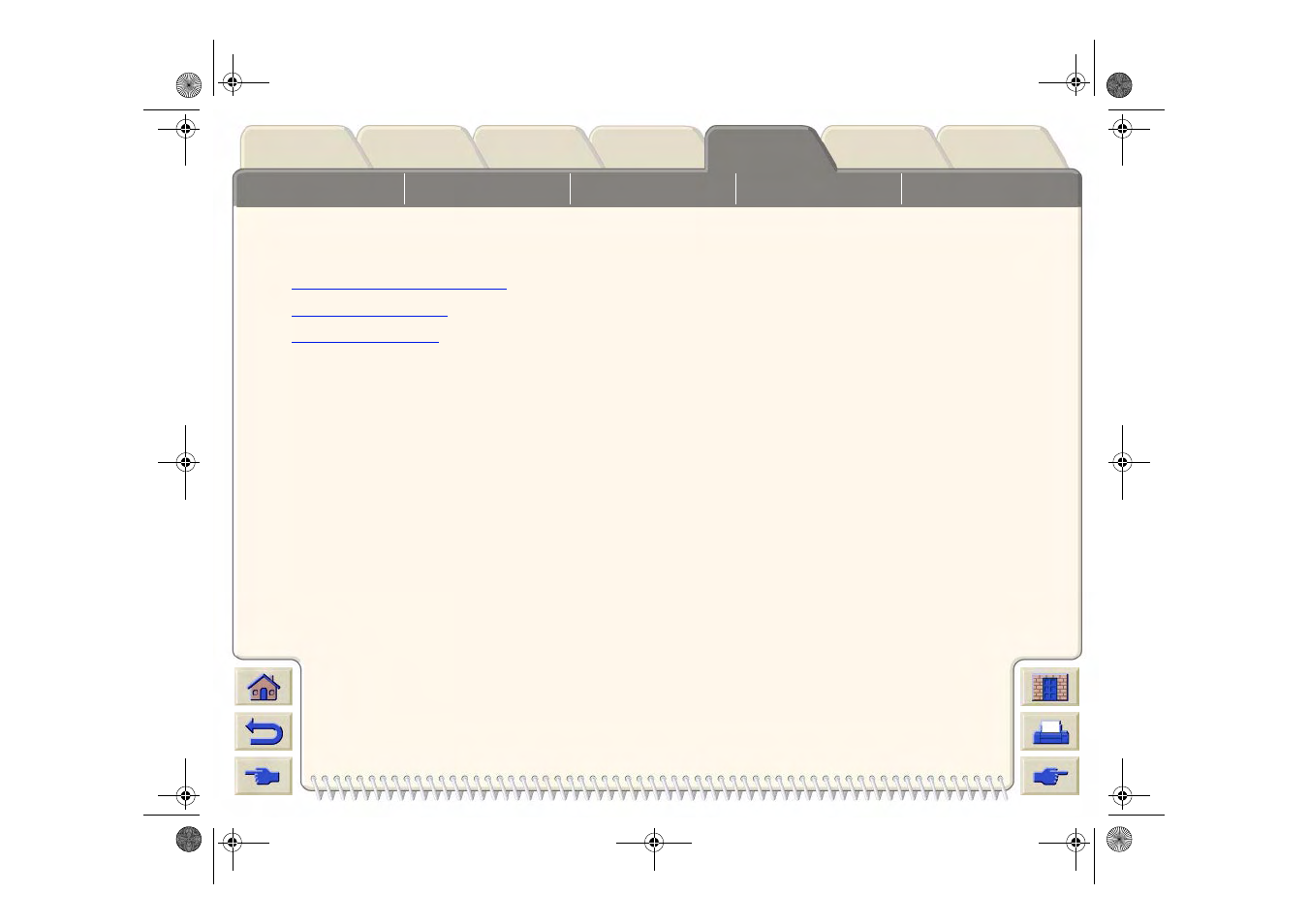 Configuración del panel frontal, Panel frontal | HP DesignJet 500 Manual del usuario | Página 183 / 236
