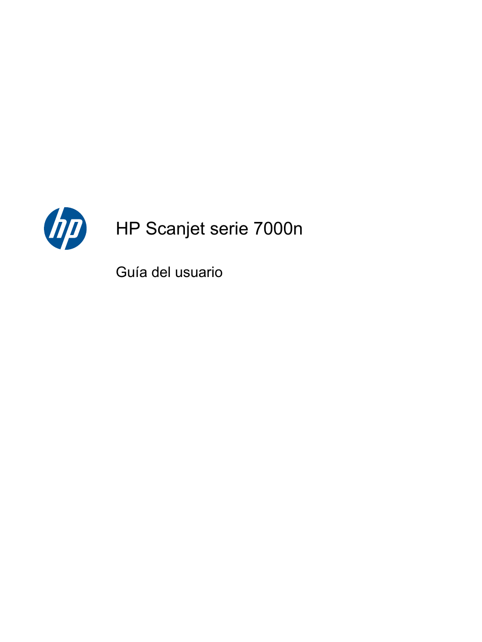 HP Serie Estación de trabajo de captura de documentos HP Scanjet Enterprise 7000n Manual del usuario | Páginas: 131