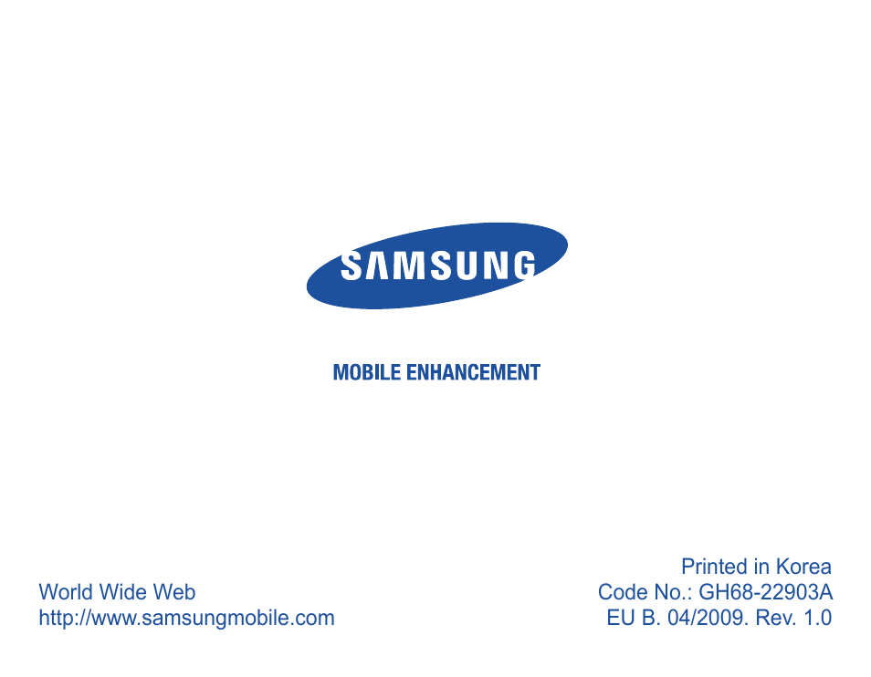 Samsung WEP470 Manual del usuario | Páginas: 83