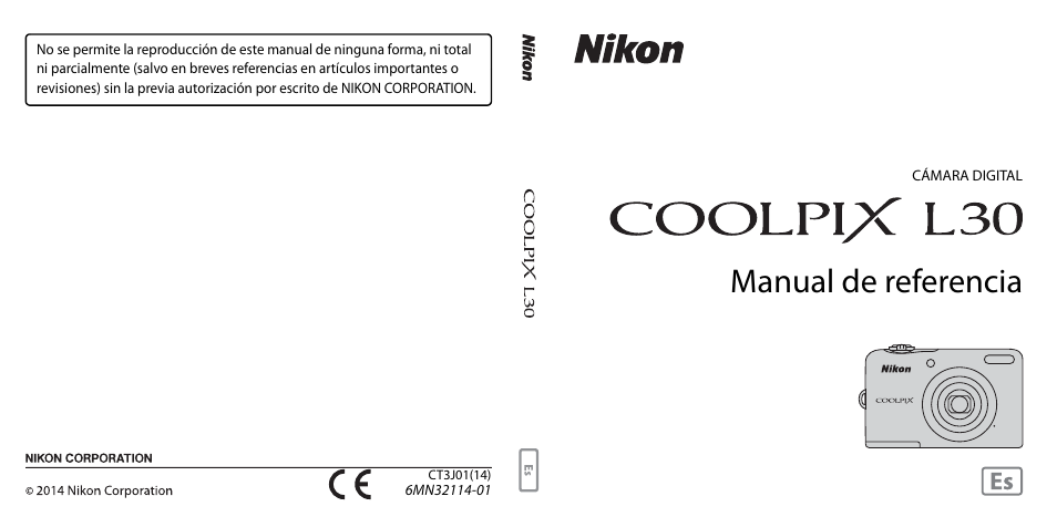 Nikon COOLPIX-L30 Manual del usuario | Páginas: 160