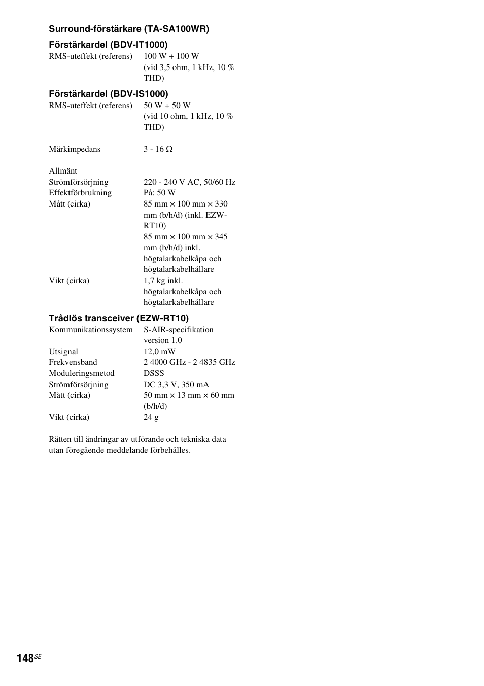 Sony BDV-IS1000 Manual del usuario | Página 308 / 315