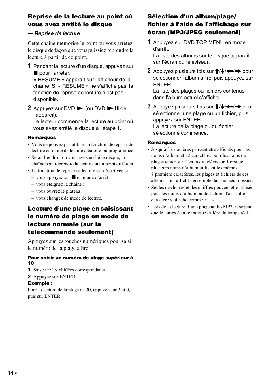 Sony CMT-SV2D Manual del usuario | Página 14 / 116