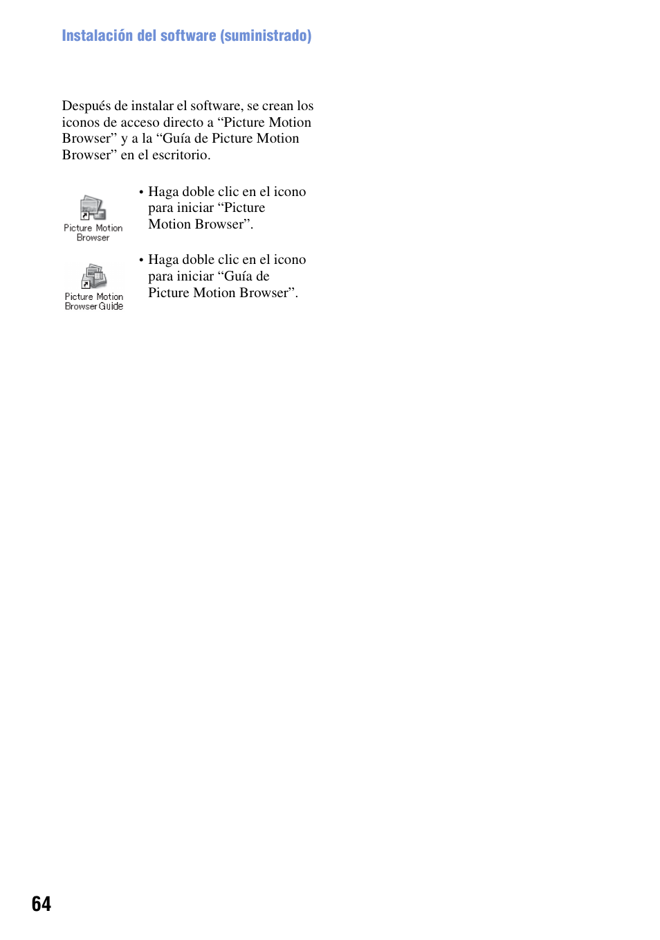 Sony DSC-S780 Manual del usuario | Página 64 / 103