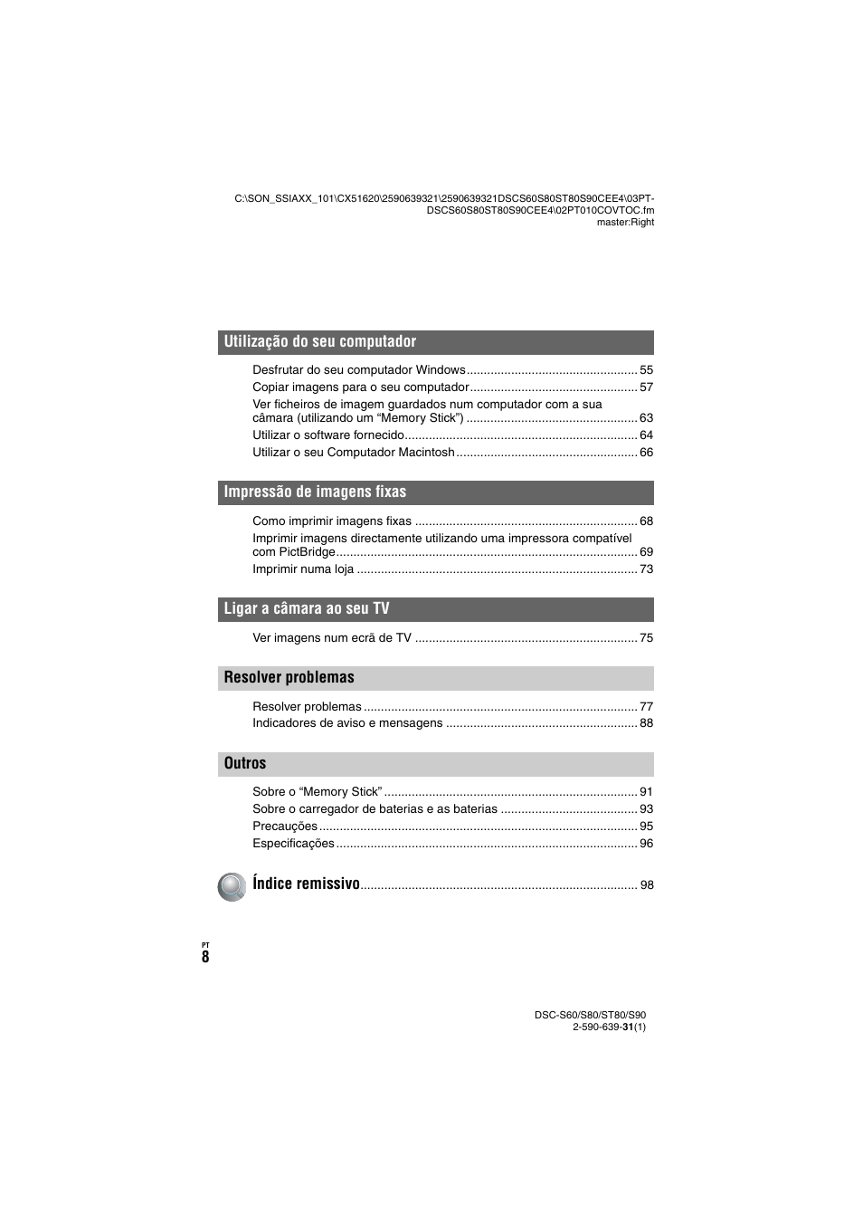 Sony DSC-ST80 Manual del usuario | Página 112 / 207