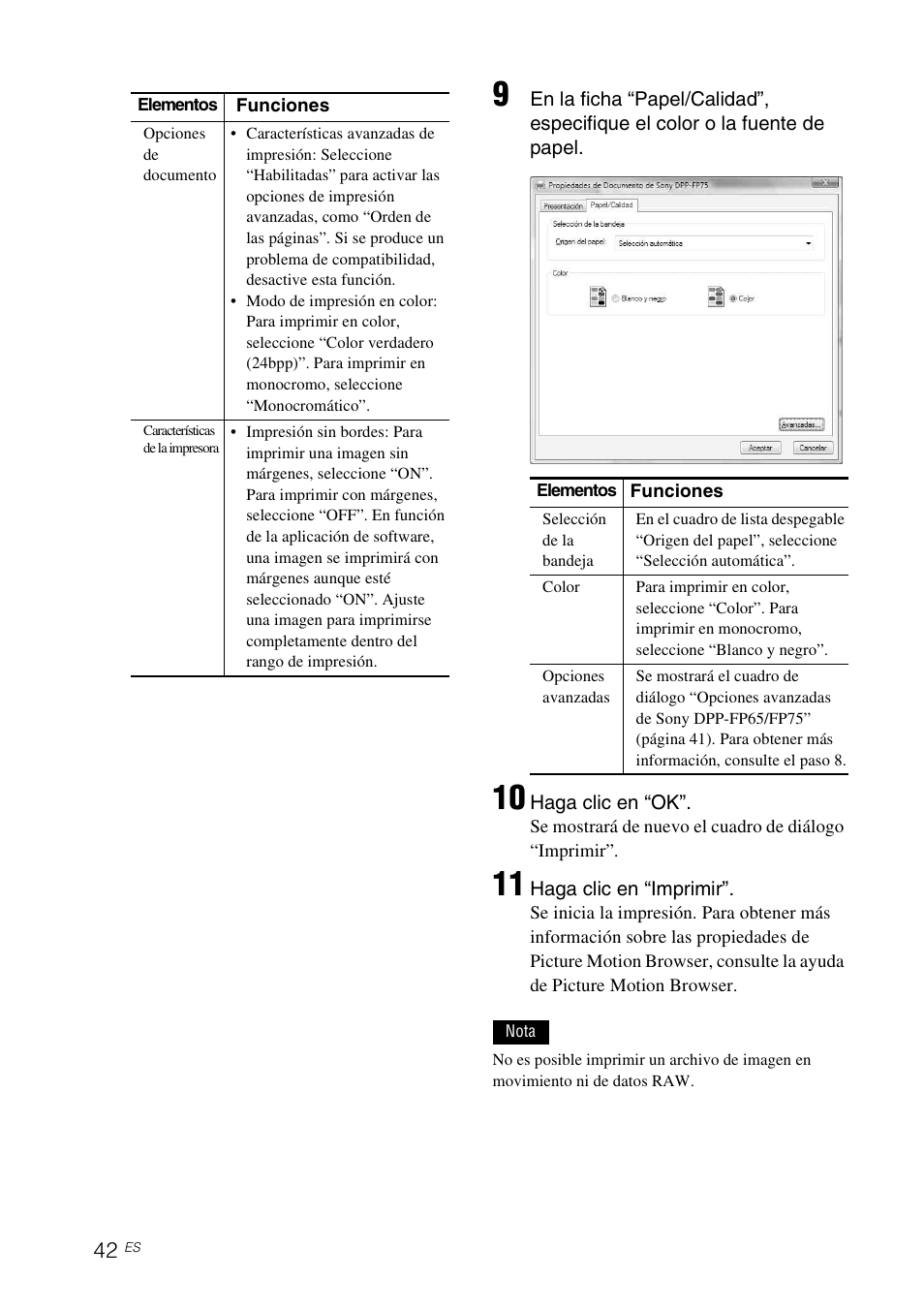 Sony DPP-FP65 Manual del usuario | Página 42 / 72