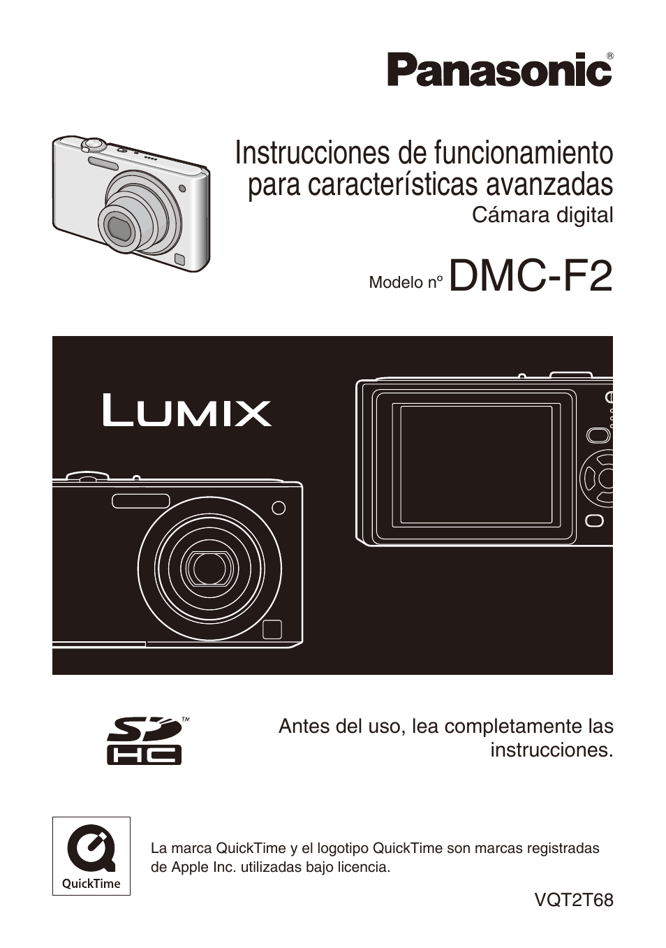 Panasonic DMCF2 Manual del usuario | Páginas: 130