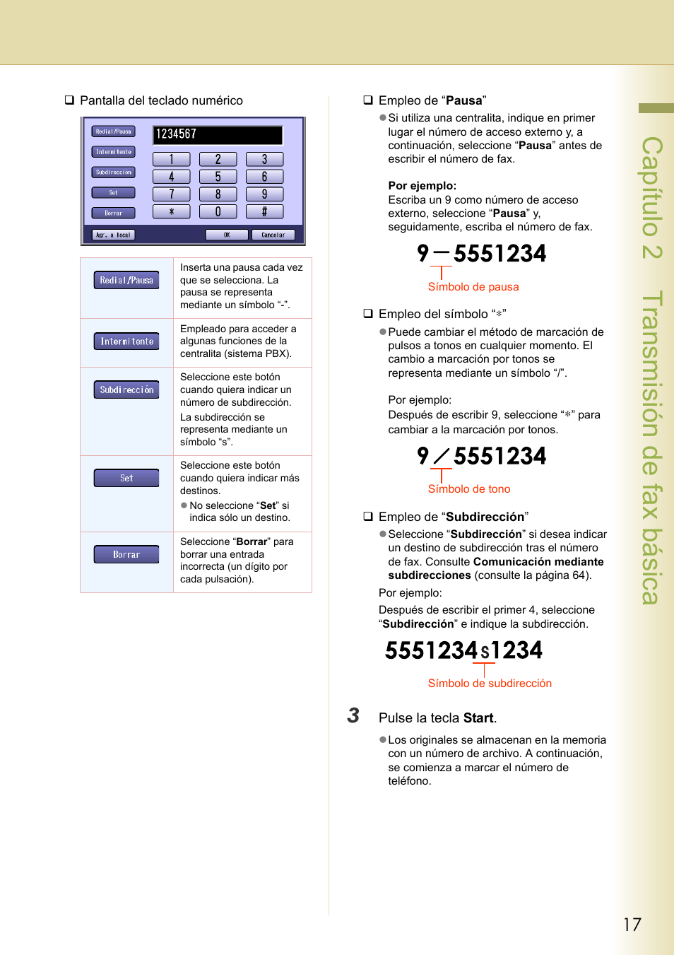 Capítulo 2 transmisión de fax básica | Panasonic DPC322 Manual del usuario | Página 17 / 218