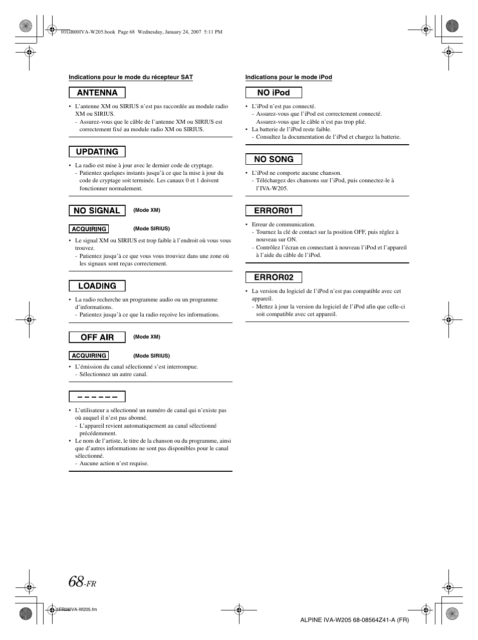 Alpine IVA-W205 User Manual | Page 149 / 238