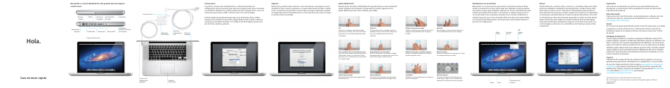 Apple MacBook Pro (15-inch, Mid 2012) Manual del usuario | Páginas: 2