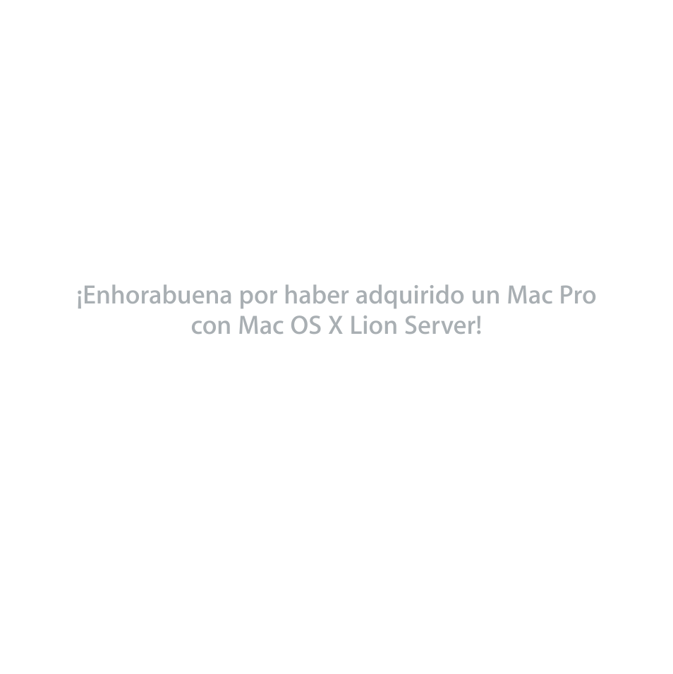 Apple Mac Pro Server (Mid 2010) Manual del usuario | Páginas: 121