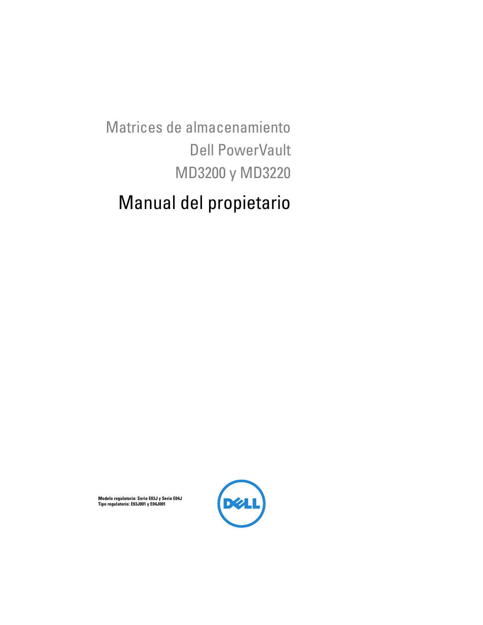 Dell PowerVault MD3220 Manual del usuario | Páginas: 302