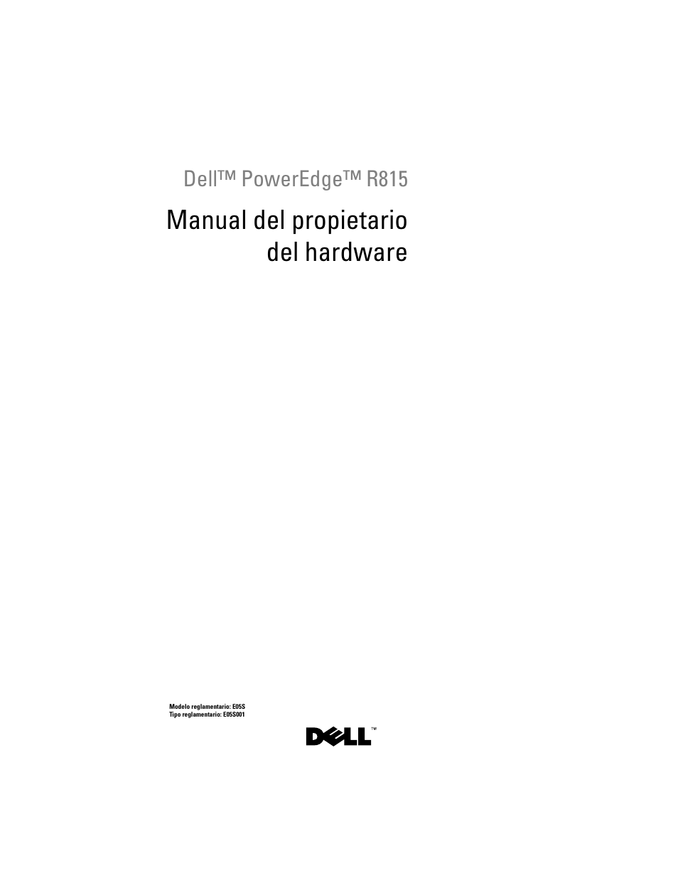 Dell PowerEdge R815 Manual del usuario | Páginas: 224