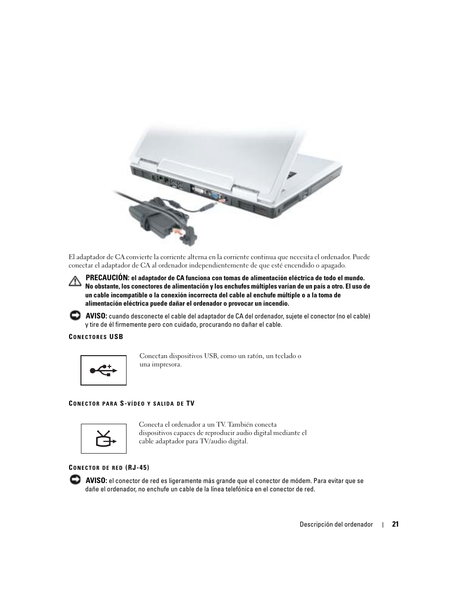 Dell Inspiron 9300 Manual del usuario | Página 21 / 136