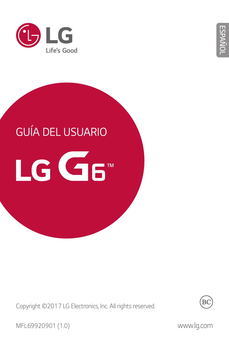 LG G6 H872 Manual del usuario | Páginas: 185