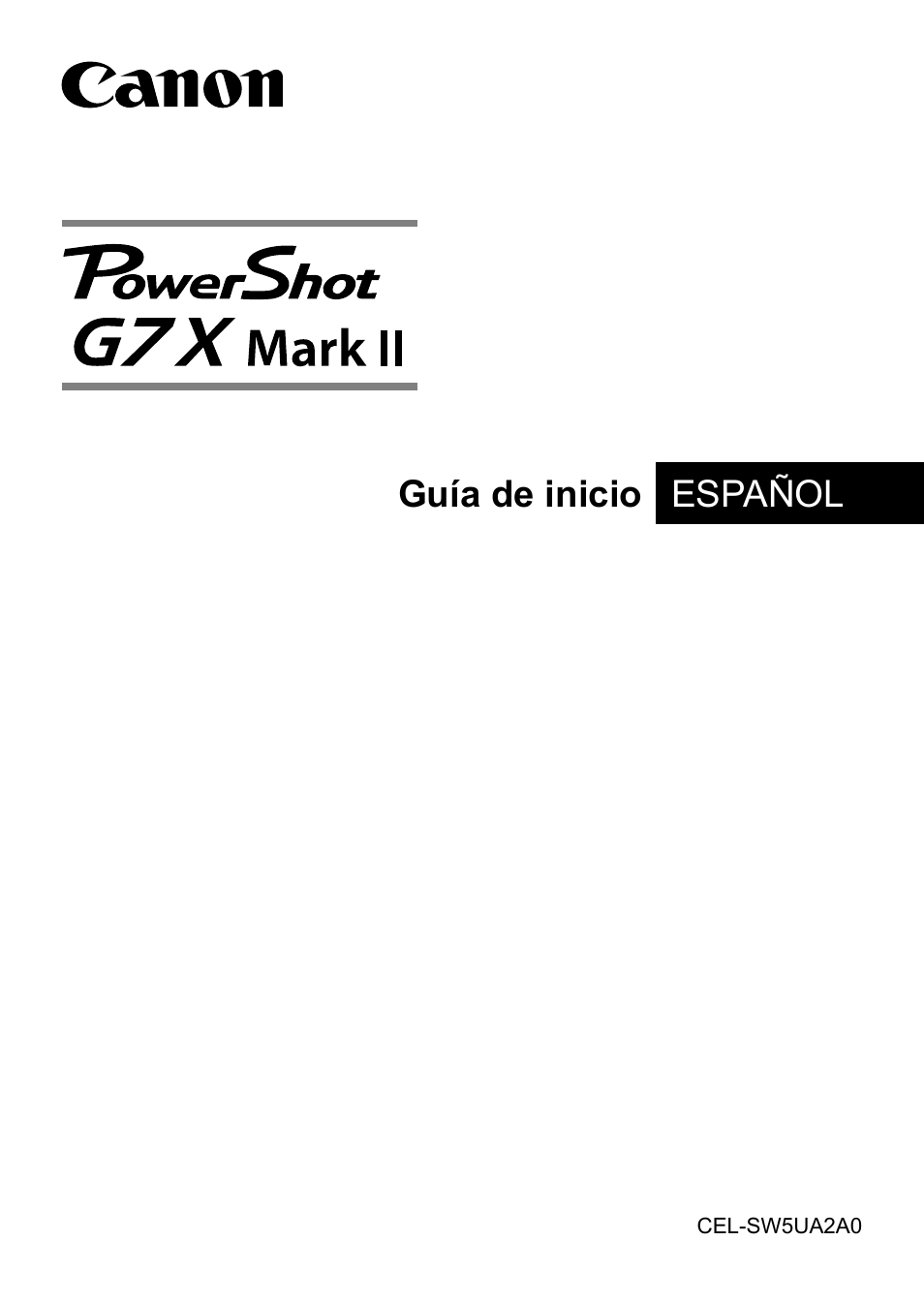 Canon PowerShot G7 X Mark II Manual del usuario | Páginas: 11