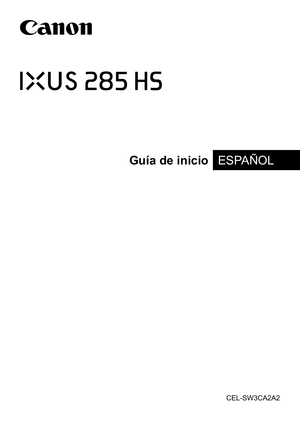 Canon IXUS 285 HS Manual del usuario | Páginas: 11