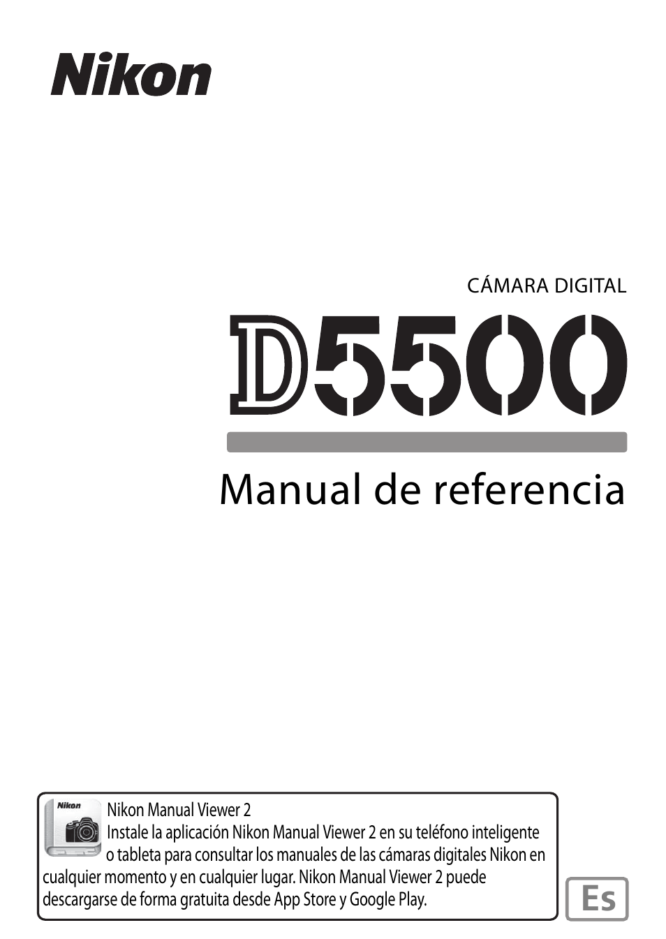 Nikon D5500 Manual del usuario | Páginas: 436