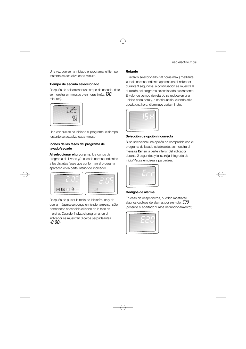 Electrolux EWW 12480 W User Manual | Page 59 / 96