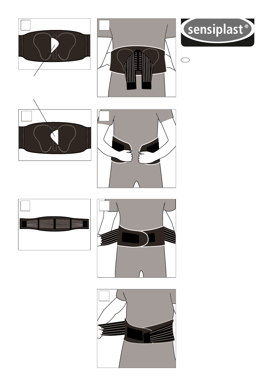 Sensiplast clearance back brace