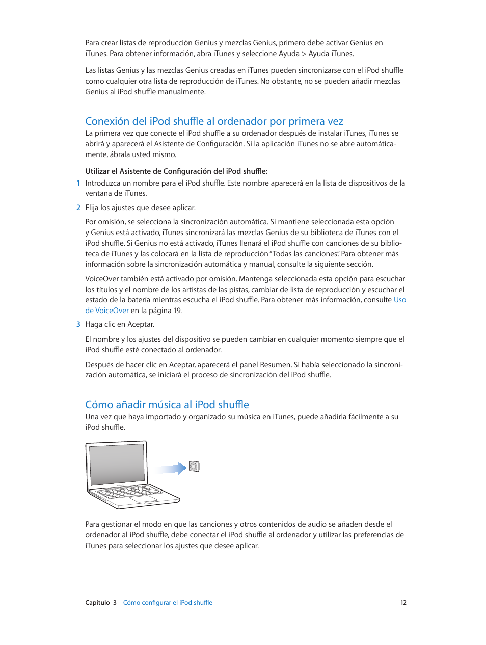 Agregar Musica A Ipod Con Itunes Cómo añadir música al ipod shuffle | Apple iPod shuffle (4ª generación)  Manual del usuario | Página 12 / 35 | Original
