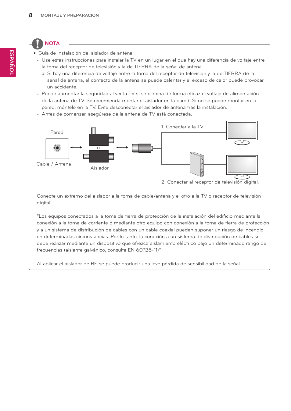 LG 24MS53S-PZ Manual del usuario | Página 8 / 46