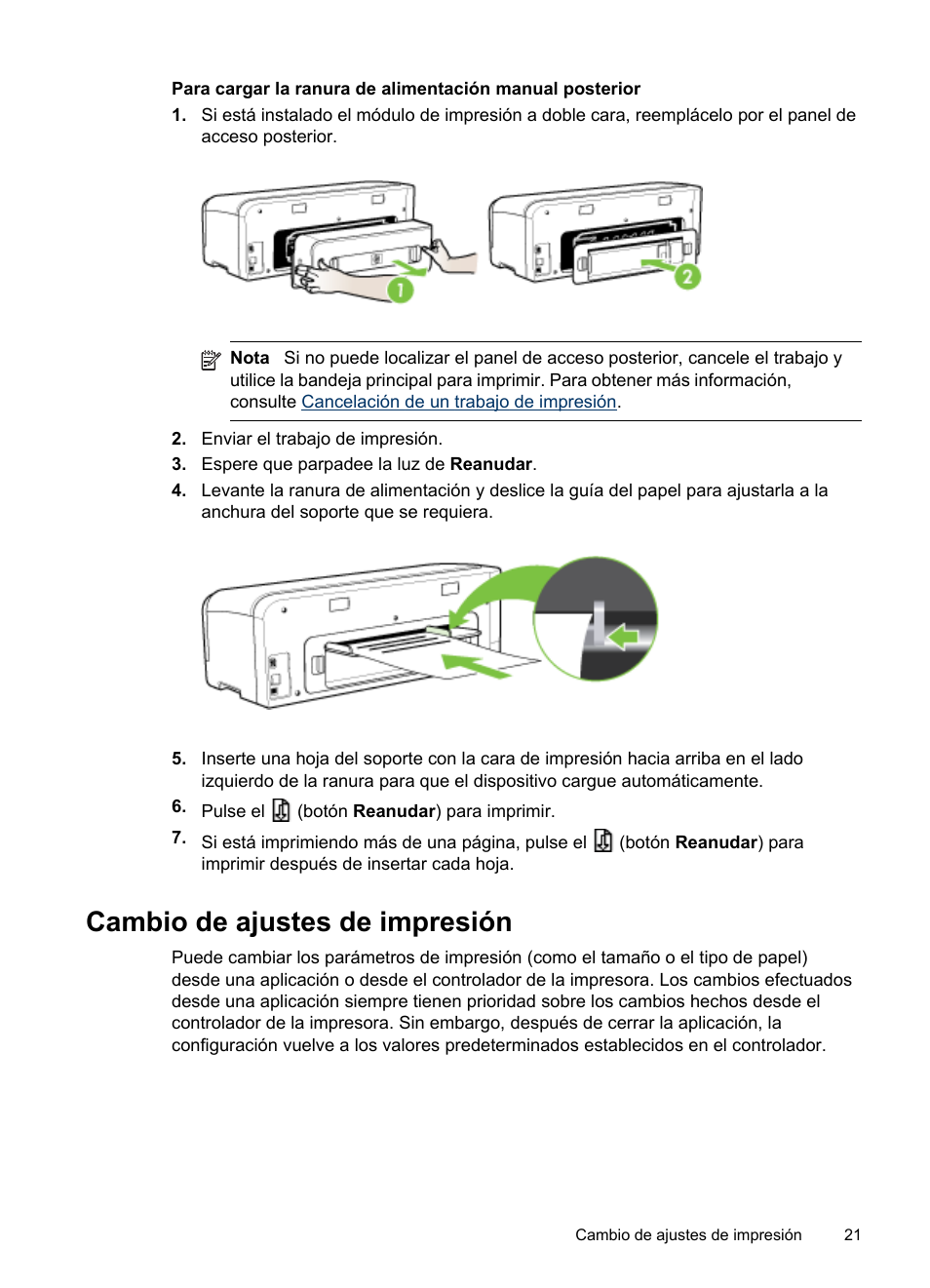 Cambio de ajustes de impresión | HP Impresora HP Officejet Pro K8600
