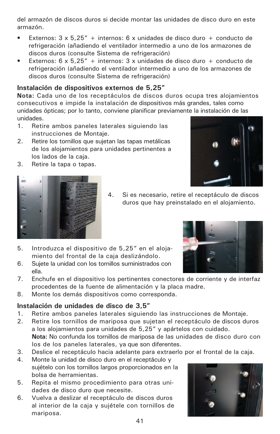 Antec Twelve Hundred Manual Del Usuario Pagina 6 11 Original Antec Twelve Hundred Manual Del Usuario Pagina 6 11 Original