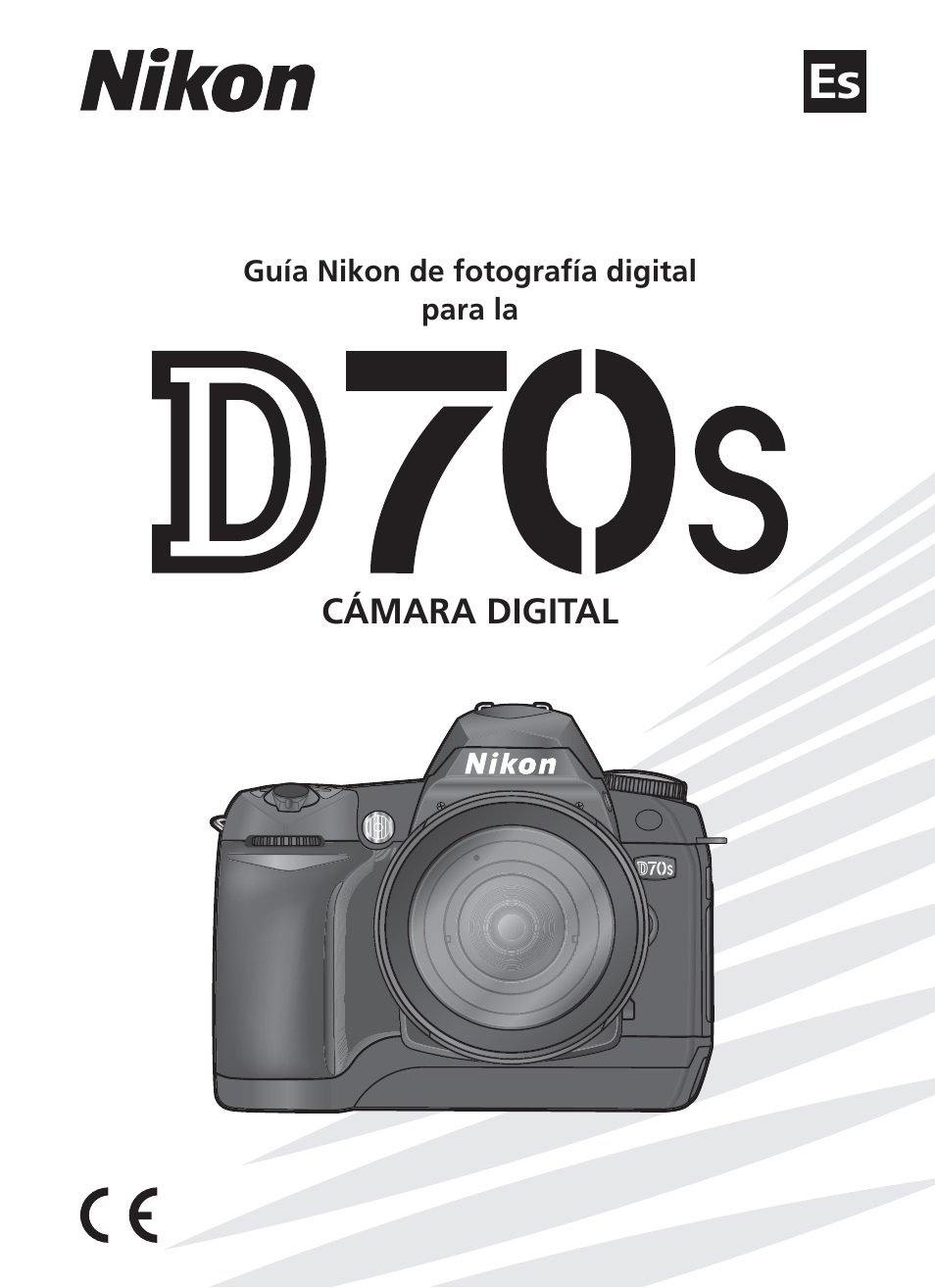 Nikon D70s Dgital Cámara plenamente Impreso Manual de usuario Guía Manual 219 páginas A5 