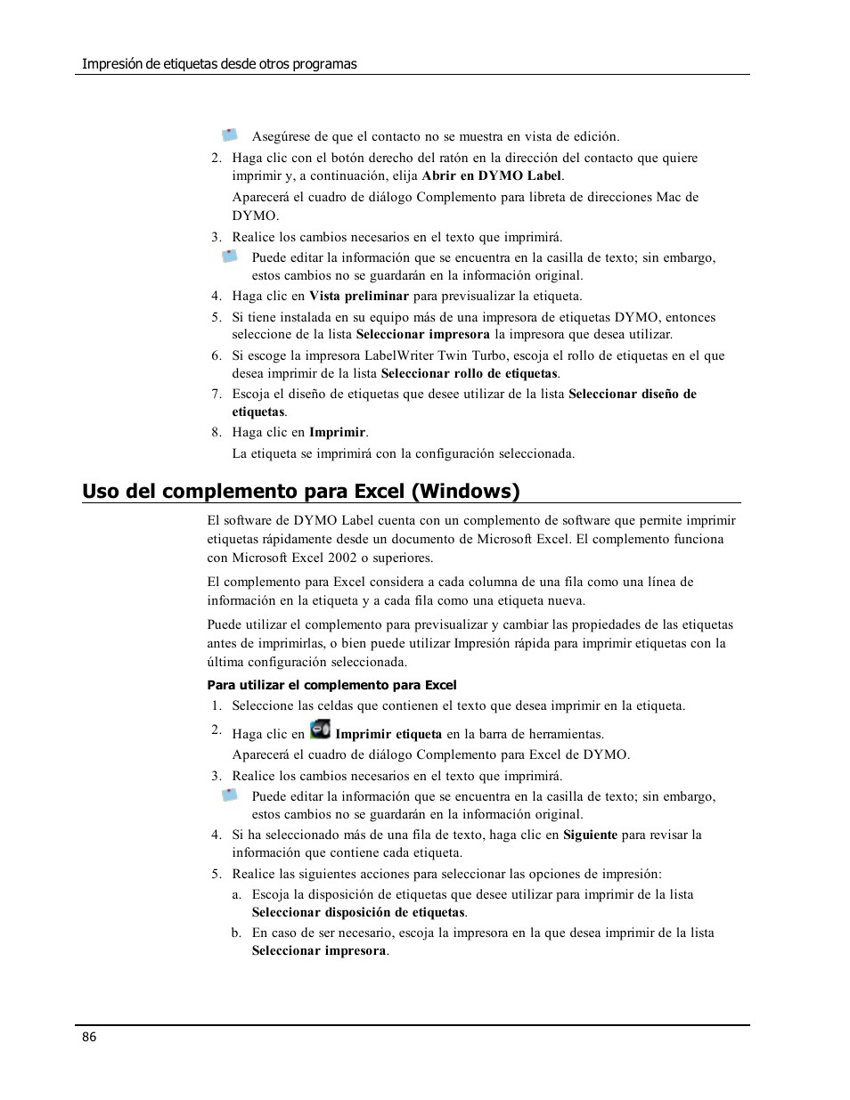 Uso del complemento para excel (windows), Uso del complemento ...