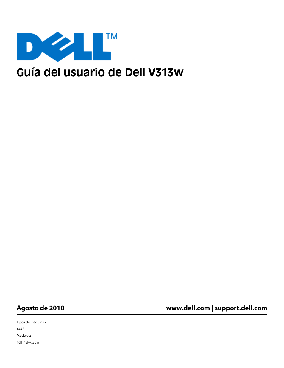 Dell V313w All In One Wireless Inkjet Printer Manual del usuario | Páginas: 142