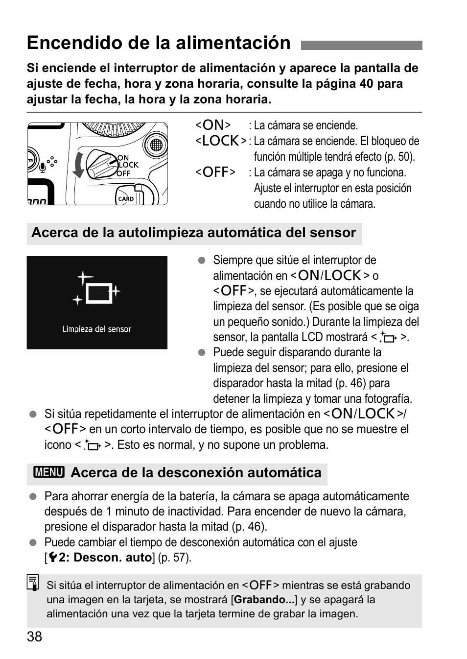 Encendido de la alimentación | Canon EOS 1D X Manual del usuario | Página 38 / 432