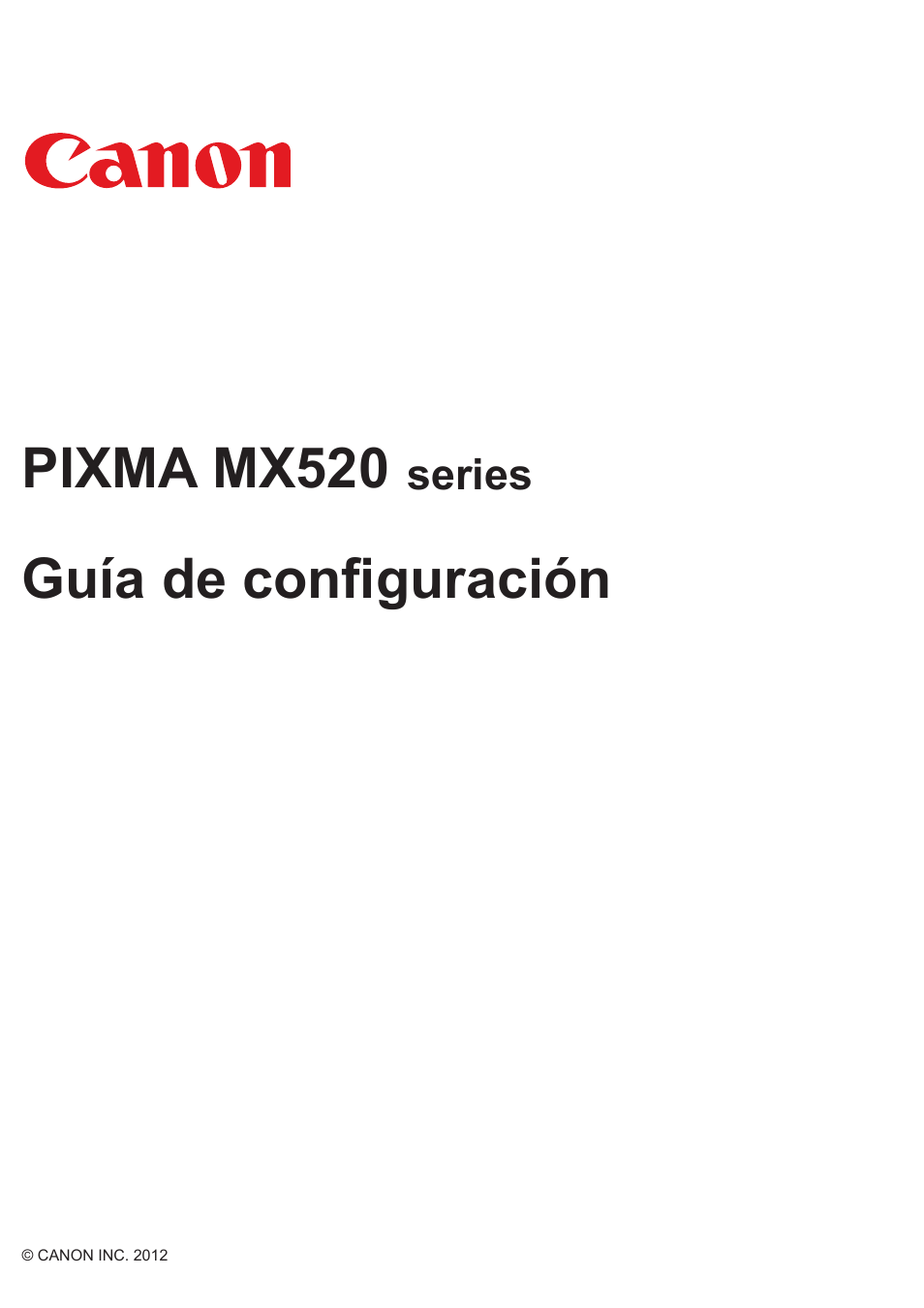 Canon PIXMA MX525 Manual del usuario | Páginas: 30