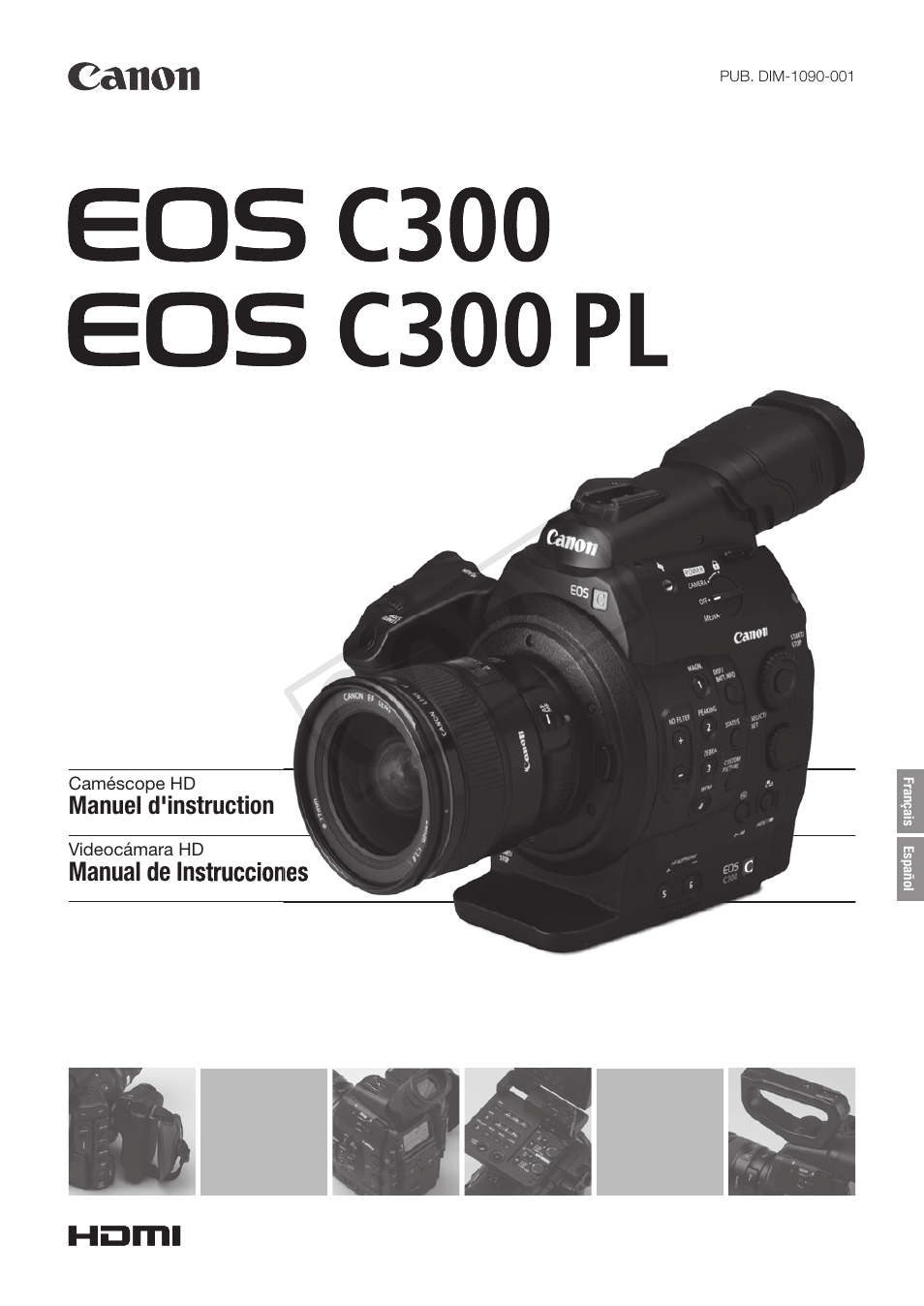 Canon EOS C300 PL Manual del usuario | Páginas: 209