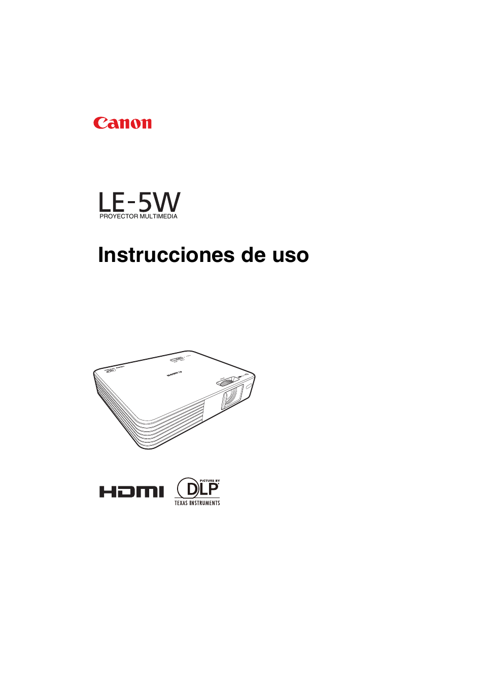 Canon LE-5W Manual del usuario | Páginas: 103